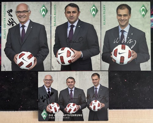 Werder bremen autogrammkarten - werder,