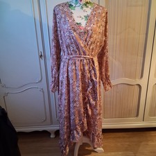 Gr 44/46 Maxikleid Wickeloptik