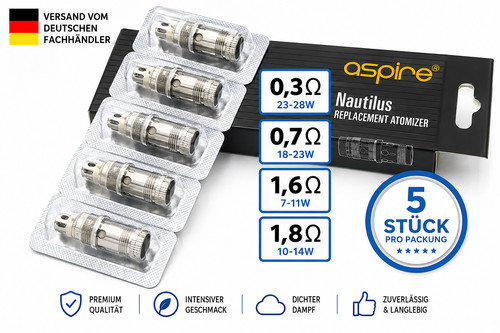 Aspire nautilus bvc coil - nautilus,