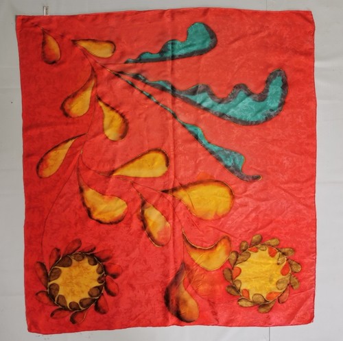 Vintage seidentuch silk scarf - vintage, seidentuch.