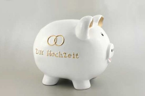 Sparschwein zur hochzeit - "zur, hochzeit"