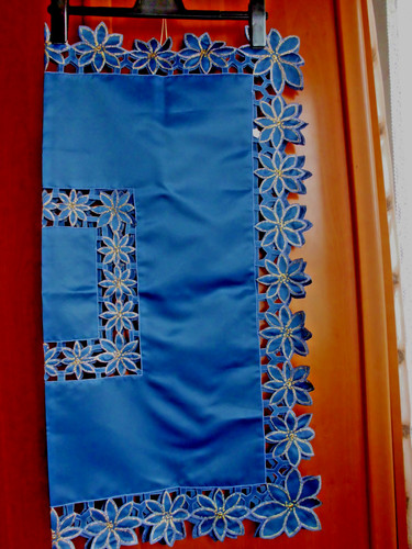 Tischdecke mitteldecke blau - mitteldecke,,