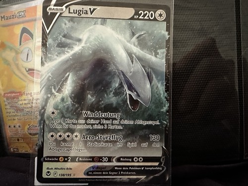 Pokemon karte lugia v - karte,