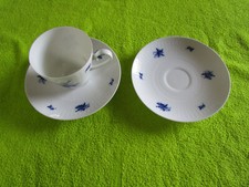 Rosenthal Romanze in Blau * Kaffeetasse + 2x Untersetzer * NACHLASS !