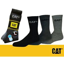 Caterpillar Arbeitssocken, 12|18|24 Paar, Schwarz Töne, 41-45, Strümpfe,