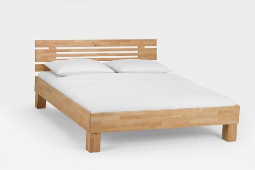 Komfortbett buche lackiert - buche,