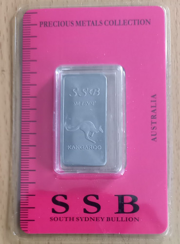 Titaniumbarren 999 oz - titaniumbarren, oz/von