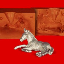 Zinngießform Fohlen ca. 220g