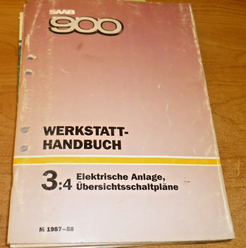 Saab 900 werkstatthandbuch - 900,