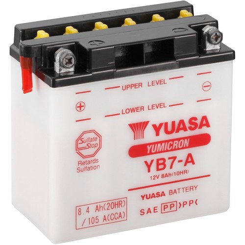 Yuasa yb7 gel batterie - yuasa, yb7-a