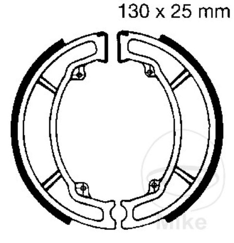 Bremsbacken ohne federn für - bremsbacken,
