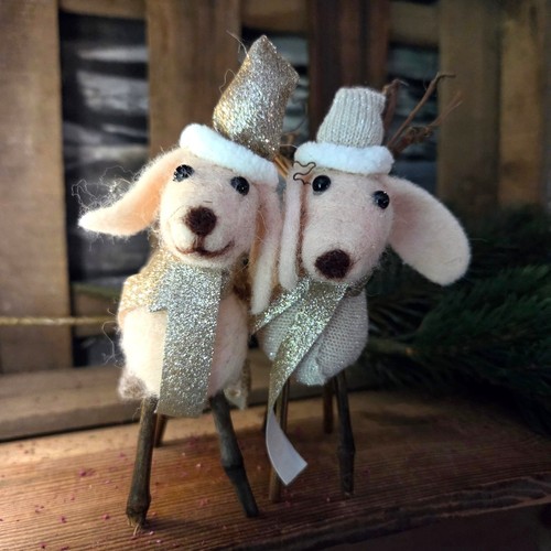Hirsch hunde filz wolle - hirsch,