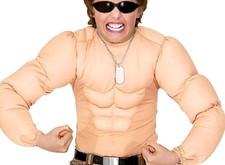 Super Muskelshirt - Muskelhemd Größe  Gr. 140 Bodybuilder