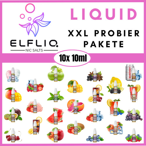 10x 10ml elfliq elfbar - 10x,