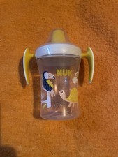 Trinklernbecher I NUK I Kinderbecher I mit Henkel Gelb