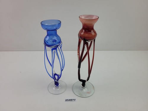 Kerzenhalter ddr kunstglas - 2x,
