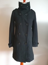 H&M Damenmantel Gr. 38 schwarz