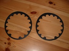 2x Dichtring Keder Gummiunterlage Scheinwerfer Dichtung schwarz Trabant 601 1.1