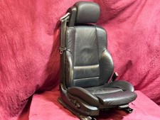 Sitz vorn Rechts Beifahrersitz BMW E46 Cabrio Leder Schwarz Belüftet Beheizt #2