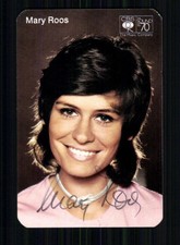 Mary Roos Autogrammkarte Original Signiert # BC 223245