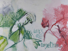 NIKITA KNIKTA Expressionismus Moderne Kunst Malerei Gemälde LET´S BE TOGETHER