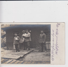 Foto AK WK1 - Deutsche Soldaten Landwehr Reg. Nr . 10 Feldpost 1915