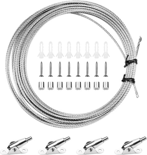 10m einstellbar drahtseil 2mm - 10m,
