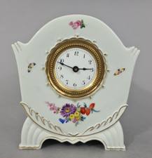(M2389) Meissen Art Deco Tischuhr,  P.Börner, K230, 1. Wahl, H=19,5cm, 1924-1934