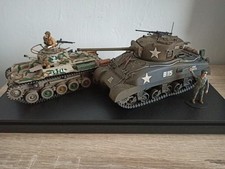 Projekt 16 Italeri Sherman M4A1 + Projekt 14 Tamiya 九七式中戦車 チハ Type 97 Chi-Ha