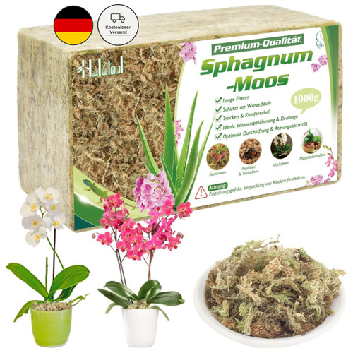 Sphagnum moos 1000g - moos, für