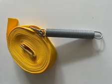 Sturmband Gurtband für Markise / Vorzelt Bandlänge 11 m, Breite 4cm mit Feder