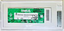 Erling Haaland Signed Ticket