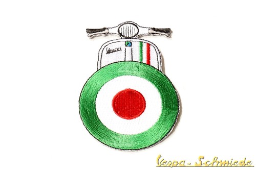 Vespa aufnäher beinschild - vespa, "beinschild