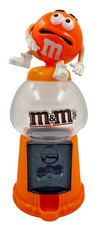 ? M&M’s Spender Orange Figur Automat – Retro Candy Dispenser – Sammler ?