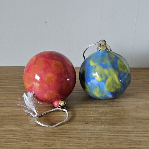 Glas weihnachtsschmuck kugeln - glas,