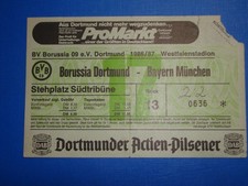 86/87 Ticket BVB Dortmund FC
