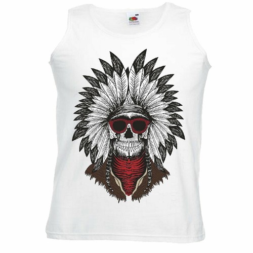 Tank top skull - tank, indianer
