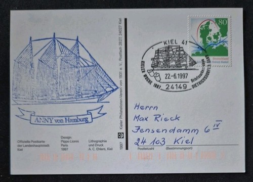 Sonder postkarte kieler woche - sonder-postkarte,