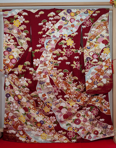 Vintage japanischer kimono - vintage,