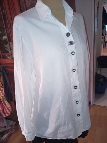 Trachtenbluse weiss - gr,