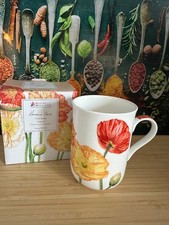 Maxwell & Williams Poppies Kaffetasse Becher Tasse 350 ml Neu OVP 6 Stück Set