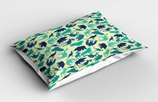 Kopfkissenbezug Modern Dekokissen Tierwelt Verschiedene Tier-Silhouetten