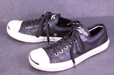 Converse Jack Purcell OX Herren Sneaker Chucks Gr. 40 Leder schwarz creme BC769