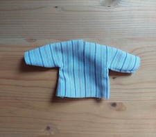 Kleid, kurz BW-Stoff lila gestreift, Gr. 6 (Bibl. Erzählfiguren) Egli-Figuren