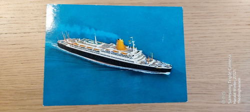 Postkarte passagierschiff - postkarte, ts