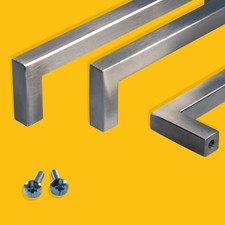 Möbelgriffe ECHT EDELSTAHL Küchengriffe Ø10mm Stangengriffe Relinggriff Griffe