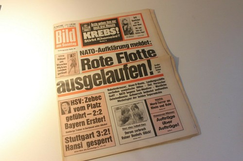 Bild sonntag vom 04 1980 - am,