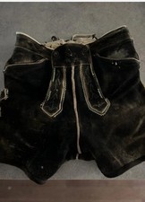 Trachten lederhose kurz alt - lederhose,