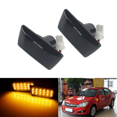 Schwarz linse led - 2x,