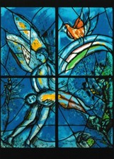 Kunstkarte Marc Chagall "Am